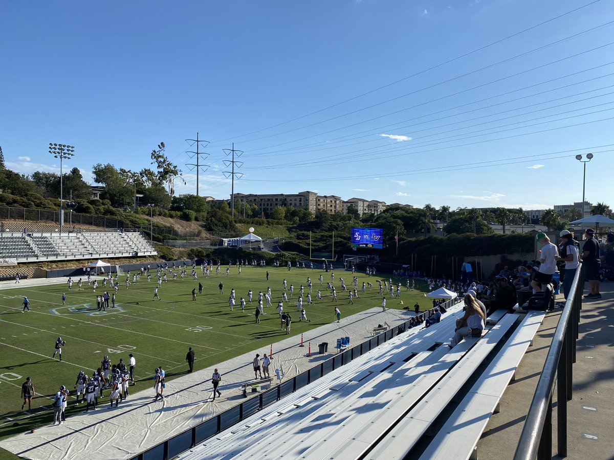 MiketheCarGuy1's tweet photo. Our lil guy got pulled up to the travel team so you know that means we had to make the drive to San Diego too! Gotta support our Ant and the @ULaVerne Leos!! Go @ULV_Football #GoAnt #60 https://t.co/DFGI0y1BFF