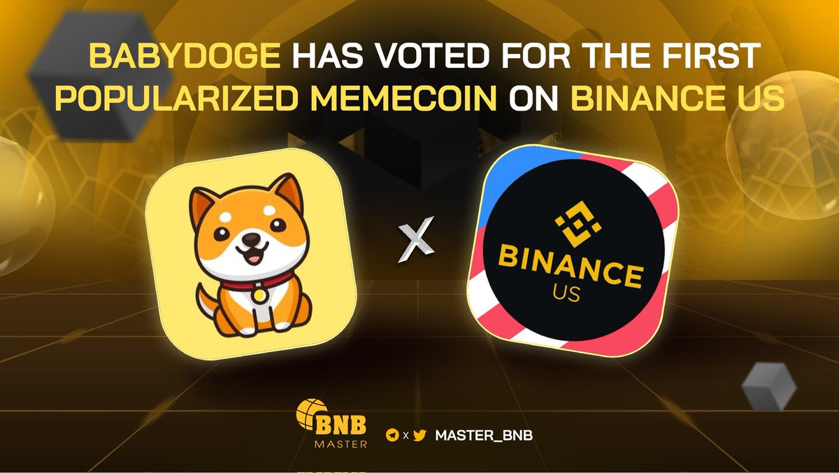 🔥Hottest news alert🔥

<a href="/babydoge/"></a> has been voted for the first popularized #memecoin on <a href="/BinanceUS/">Binance.US 🇺🇸</a>🔥🔥🔥

Congratulations on the result! Retweet if you want <a href="/babydoge/"></a> gets listed on <a href="/binance/">Binance</a> 🚀💰💰💰💰
