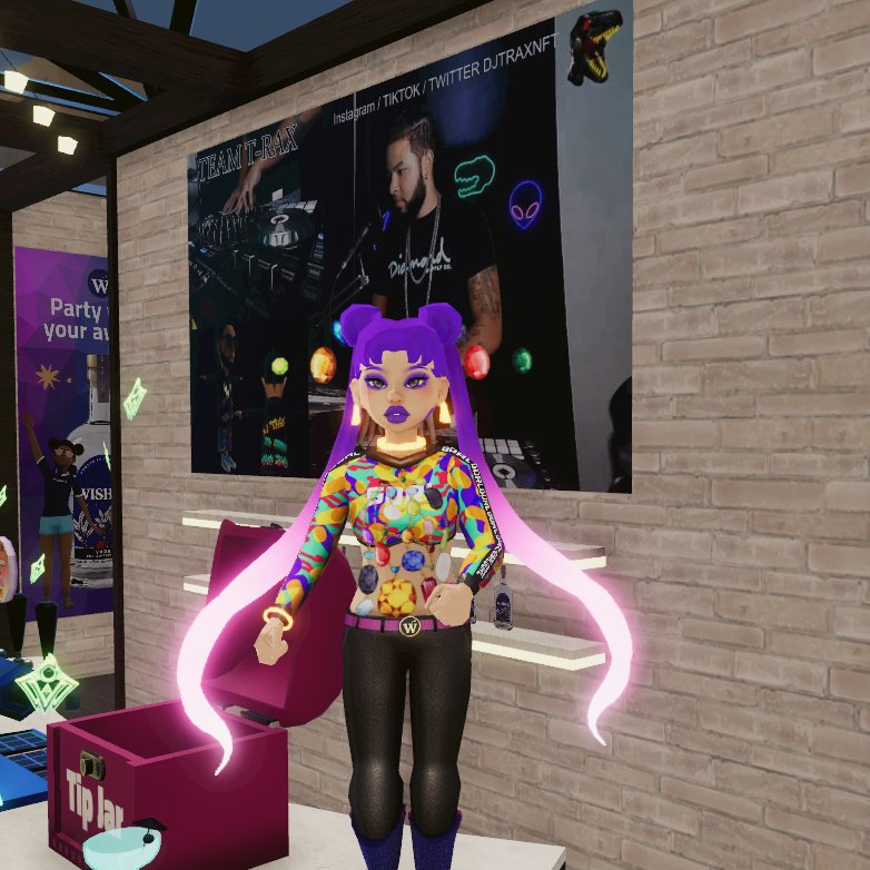 MAMATRAXdcl's tweet photo. OMG @DJTRAXNFT is EVERYWHERE I look ๐
๐คฃ@multinft @LordNemesisDCL @wishervodka @Vroomwayio #Decentraland #DCL #Web3 #AlphaParty https://t.co/MwgrSOyCHZ