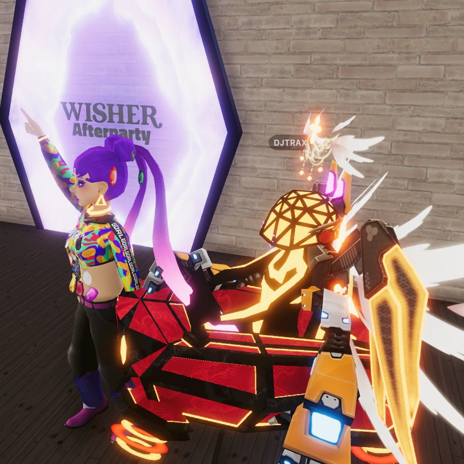MAMATRAXdcl's tweet photo. OMG @DJTRAXNFT is EVERYWHERE I look ๐
๐คฃ@multinft @LordNemesisDCL @wishervodka @Vroomwayio #Decentraland #DCL #Web3 #AlphaParty https://t.co/MwgrSOyCHZ