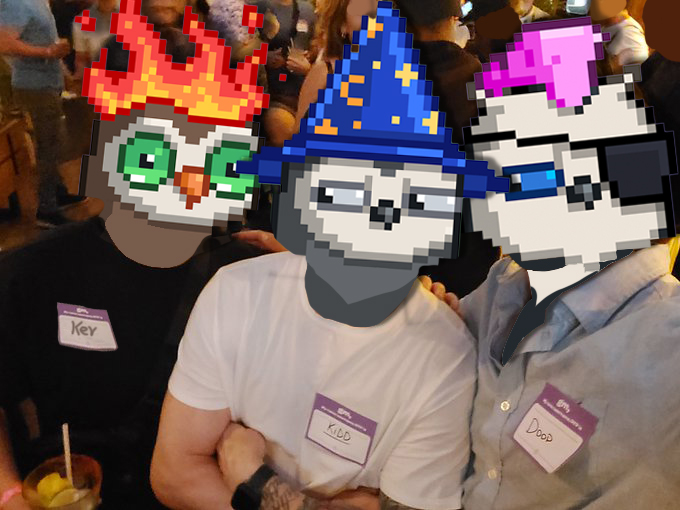 FuturePROOF party was legit!

Fun times with <a href="/Justthedood/">The Dood</a> &amp; @kevinthomaschen and other <a href="/proof_xyz/">PROOF</a> frenz!

Lookin' forward to burrowin' down again, <a href="/moonbirds/">Moonbirds</a> / <a href="/oddities_xyz/">Moonbirds Oddities</a>!
