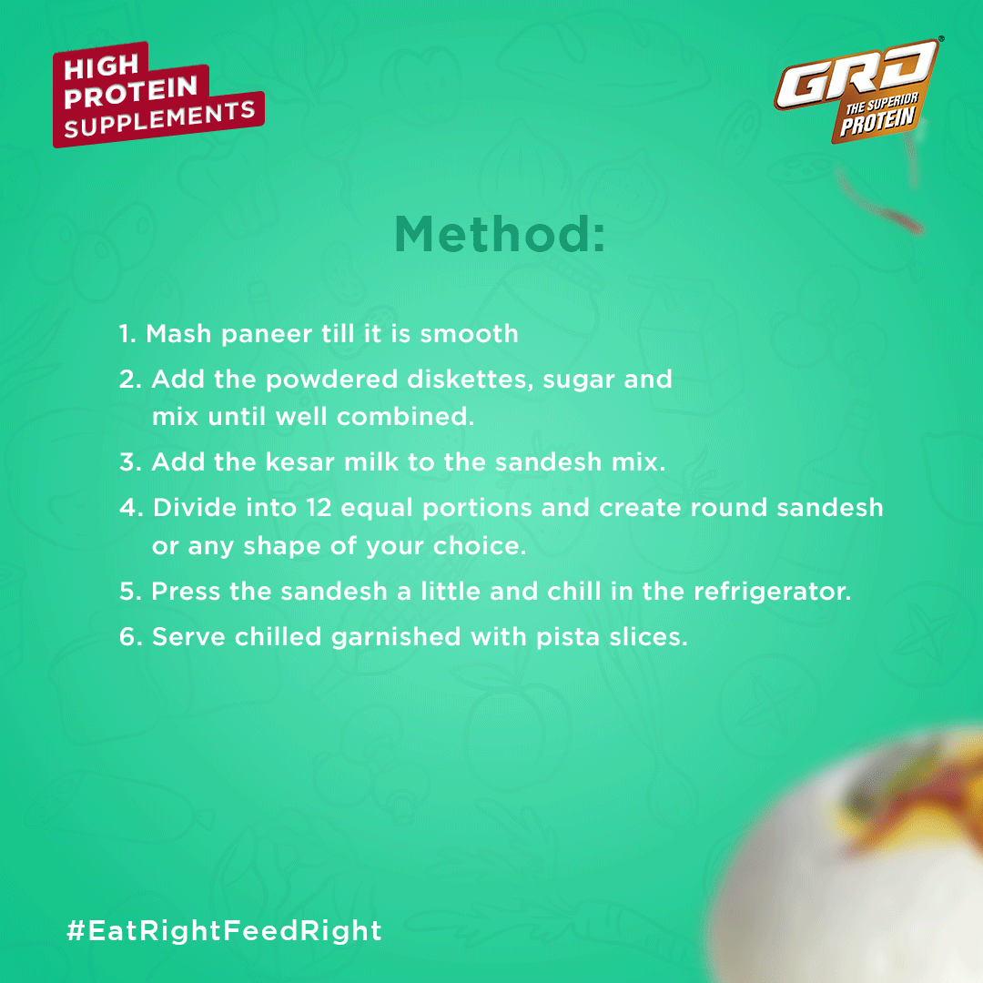 GrdProtein's tweet photo. We added a touch of GRD- Superior protein with diskettes to traditional sandesh! Try this no-cook healthy and delicious mithai this festive season. We’re sure your kids will love these.  

#EatRightFeedRight #NationalNutritionWeek #HealthyWithGRD #Protein #Immunity #Nutrition https://t.co/DNFnJ1pzeV