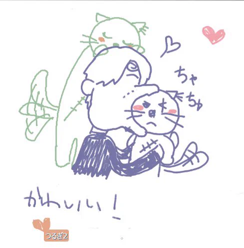 昨日の絵チャは面白くて楽しかったです!参加時はスクリーンを見て絵を描きながらにやにや笑っていましたwそして、寝たらみんなさんと一晚絵を描き続ける夢を見ていたなんです!(笑)

好きなみんなと一緒に好きなものを好きになれて幸せです!❤ あんこさんありがとうございました!お疲れ様でした💓 