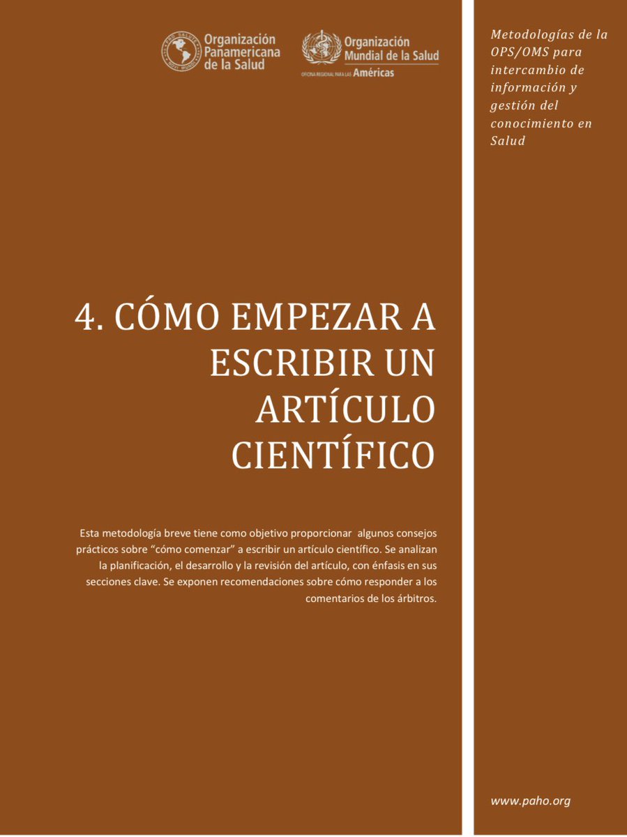 Escriba un artículo científico desde cero. 

♾️ paho.org/hq/dmdocuments…