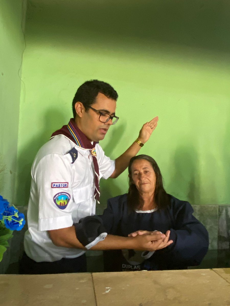 Batismo da Primavera no Distrito do Curado com 5 pessoas entregando a vida ao Senhor!!