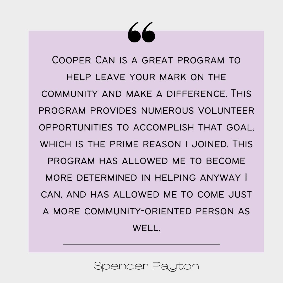 CooperCanRCHS's tweet photo. Why should you join Cooper CAN? We can answer that! Please read what our club is about and some messages from some of our members about their experiences with us!😁 #joinus #givingback #community #gojags🐾 https://t.co/fxldzVQU8g