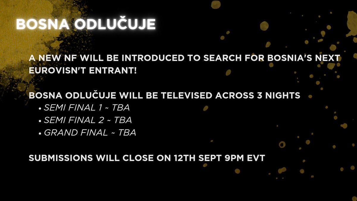 BHRT_nt's tweet photo. ‼️ SUBMISSIONS FORM BELOW ‼️

https://t.co/XXXCB7fsHC

I look forward to viewing your submissions!!!

#Eurovisnt https://t.co/49hJ6dsjb1