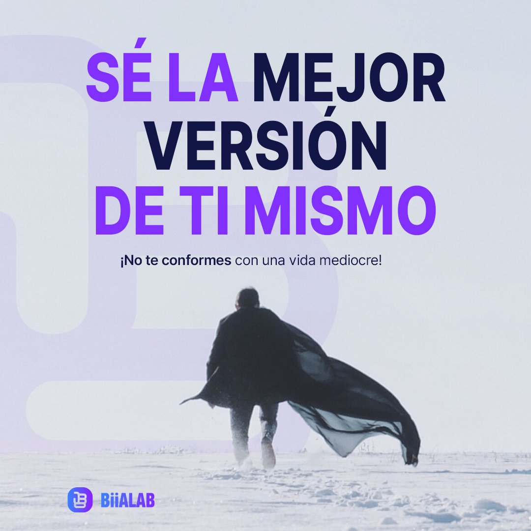 BiiAlab's tweet photo. El camino a tu mejor versión es aceptar e incorporar en ti tanto tus fortalezas como debilidades, trabajando sobre tus valores, y sacando al máximo todas tus cualidades.

#selflove #tumejorversion https://t.co/VaSOjTaHRn