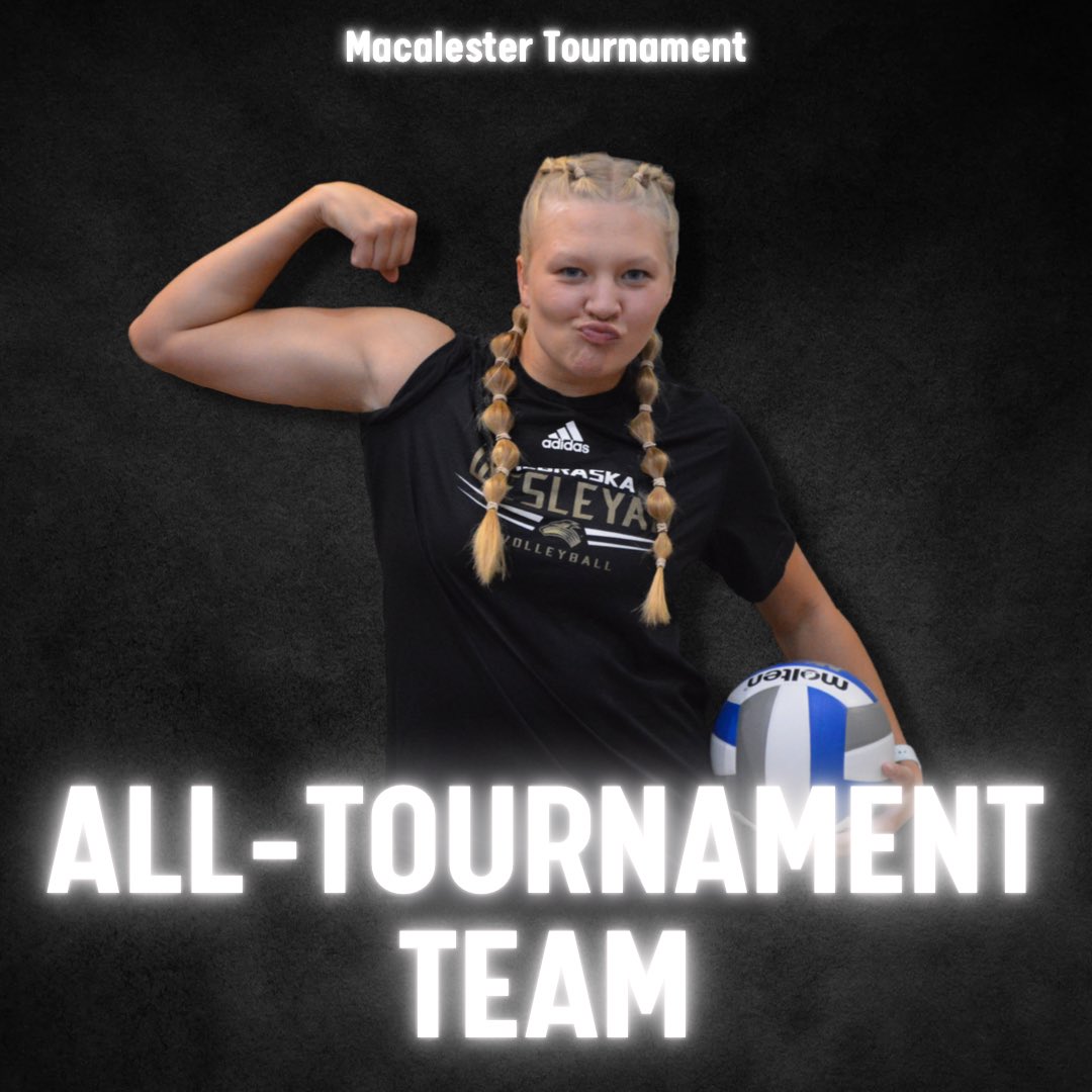 NWUVolleyball's tweet photo. Congrats to Addie Thomas on making the All-Tournament Team at Macalester!! https://t.co/80sDPYlRn6