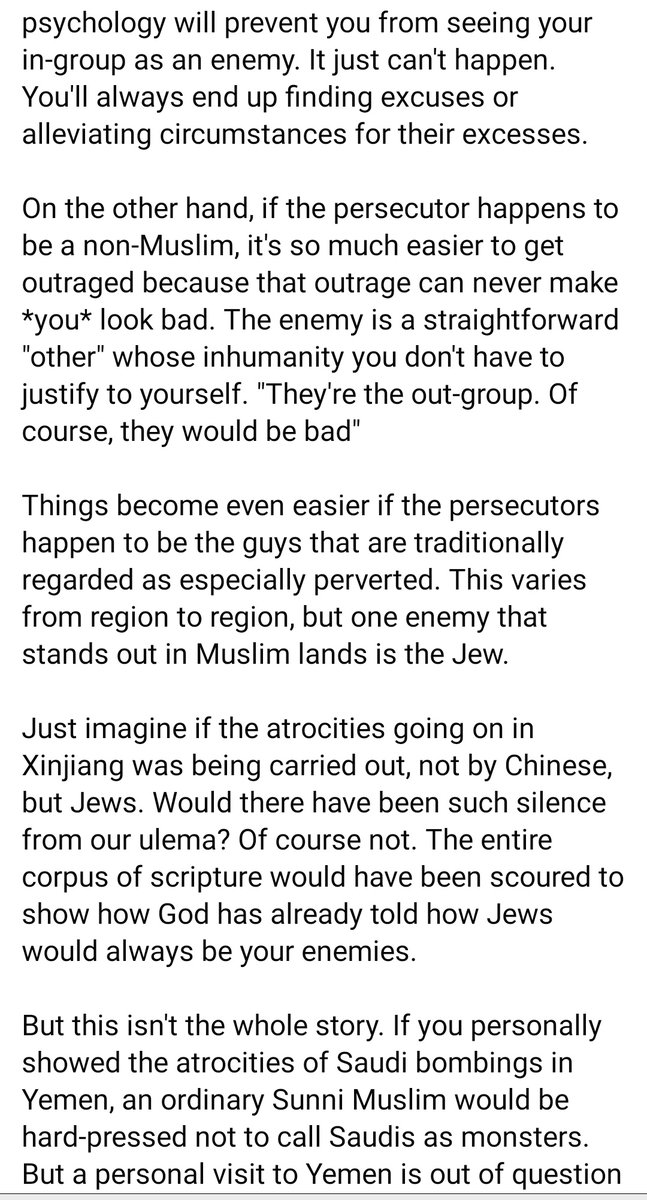 arshiaunis's tweet photo. Daud Khan,a self-introspecting Muslim (a rarity) on why Muslims never outrage when their fellow co-religionists commit atrocities. https://t.co/vHpz9jDTBd