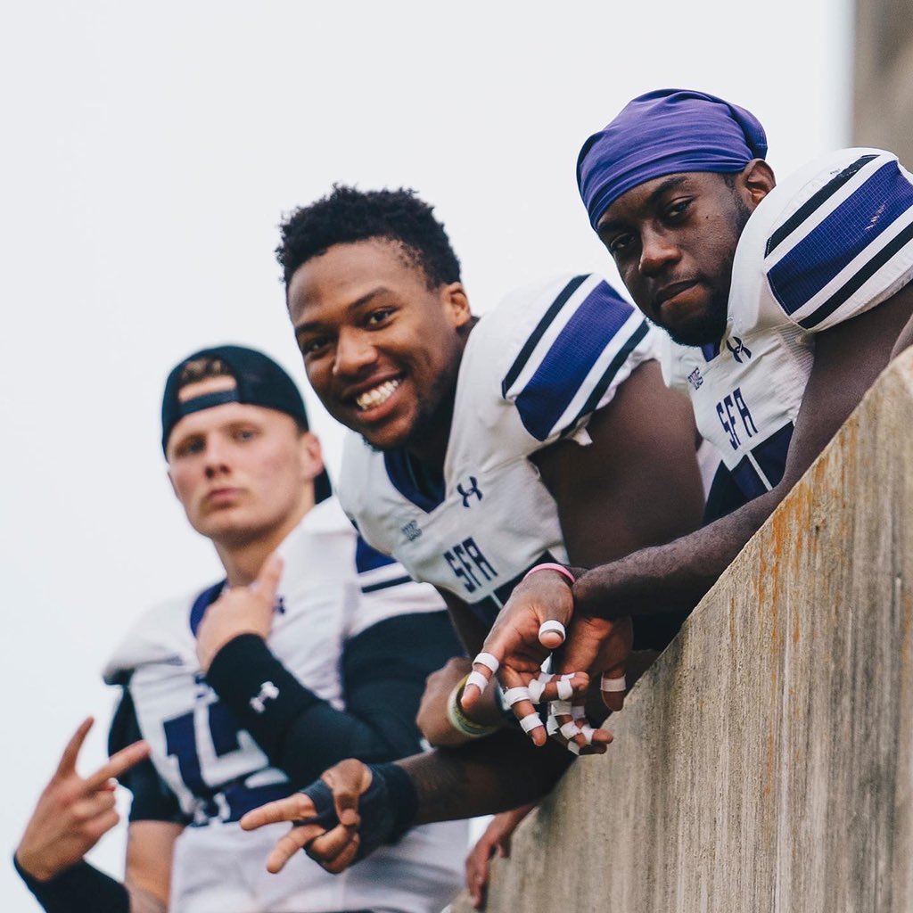 SFA_Football's tweet photo. We have no updates as of now 😅

So enjoy some more pictures from before the downpour! 

#AxeEm x #RaiseTheAxe https://t.co/mY6KEfgXOt