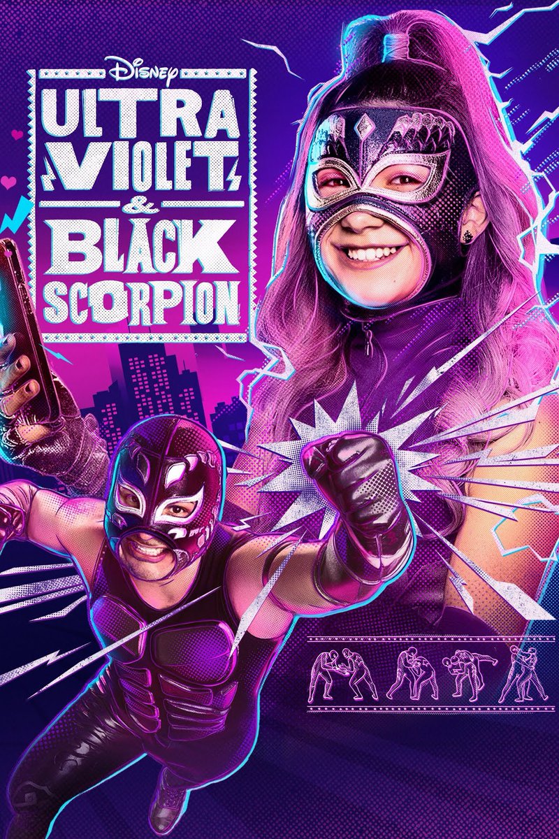 DisneyBeat101's tweet photo. Episode titles for #UltraVioletAndBlackScorpion Season 1B

10/7 - Ultra Friend, Ultra Flake
10/14 - Forgive Me Not
10/21 - Highkey Anxiety 
10/28 - Luis Leon Won’t Go Home
11/4 - Unleash The Cape
11/11 - Ultra Violet Vs. Black Scorpion https://t.co/0LscjP7LVF