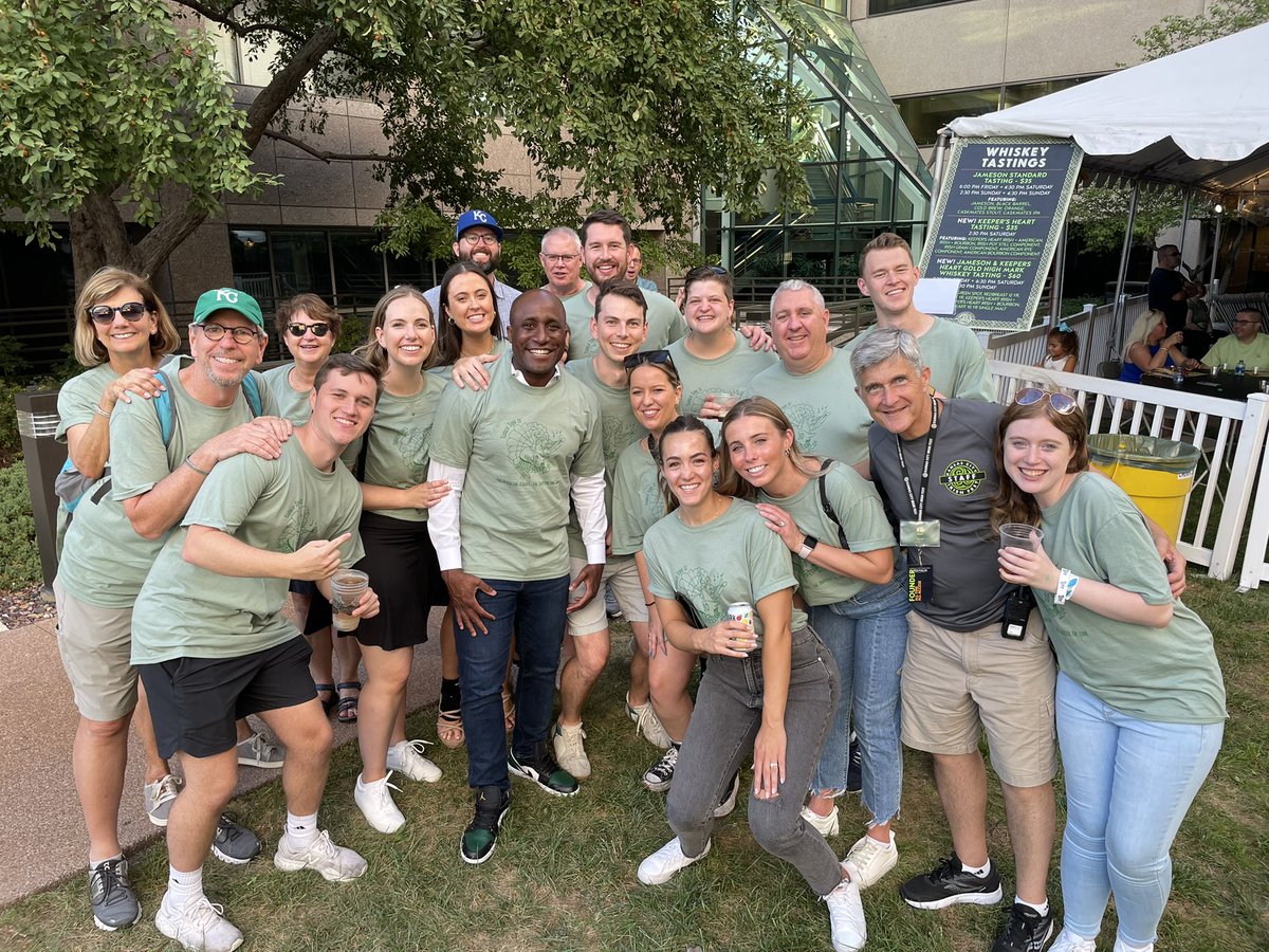 QuintonLucasKC's tweet photo. The @KCIrishFest is a fantastic time, as always. I was honored to spend time with our Irish Consul General, the Egan family celebrating Thomas’s 30th, and all of our outstanding Irish Kansas City community.  Come out tonight or tomorrow! ☘️ https://t.co/1ovfyNQSXs