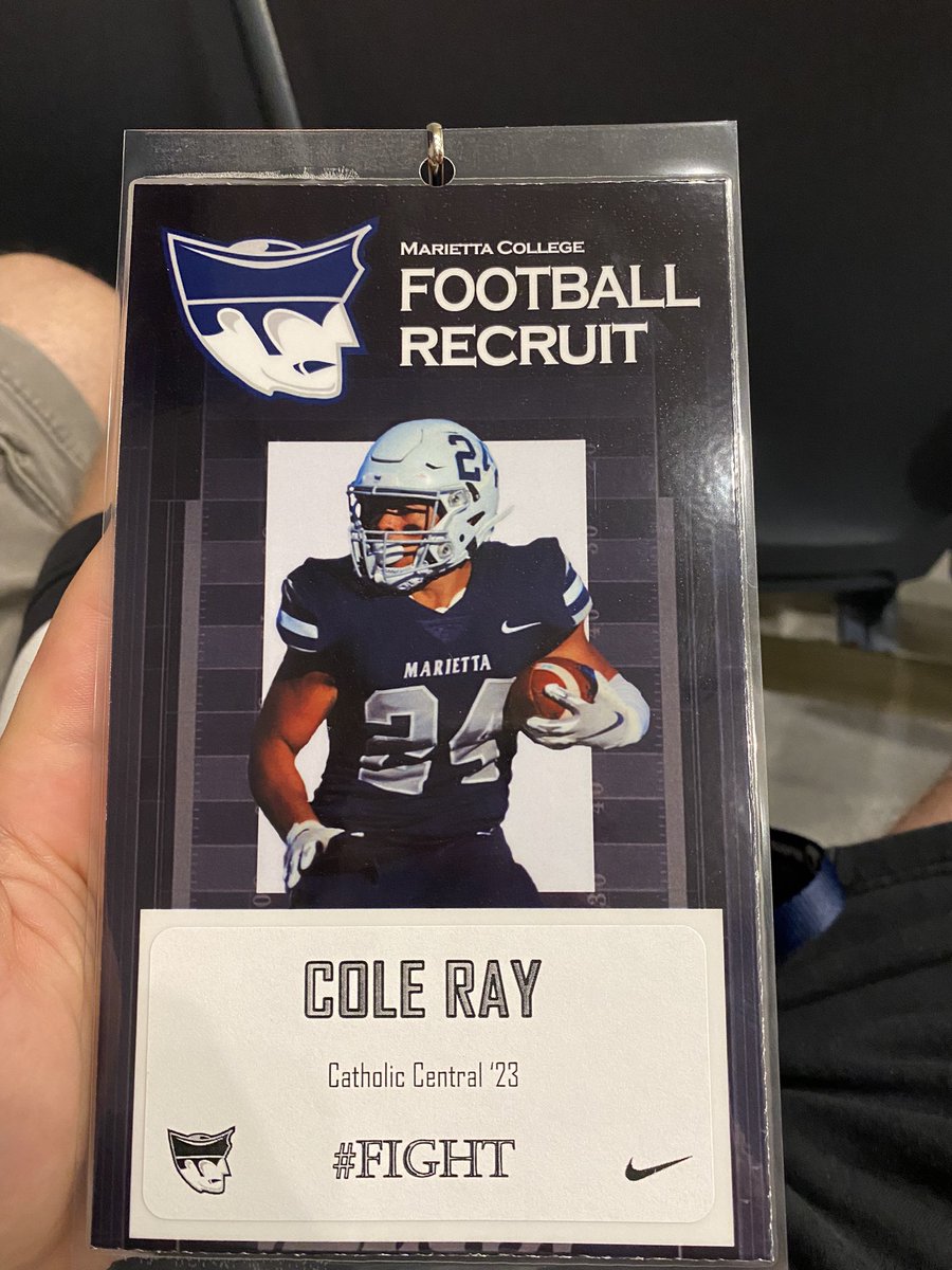 _coleray11's tweet photo. Great visit at Marietta University! Thank you @CoachFlo12 https://t.co/pSwkRCotCU