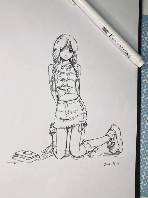 練習写真模写
久しぶり過ぎた、、 
