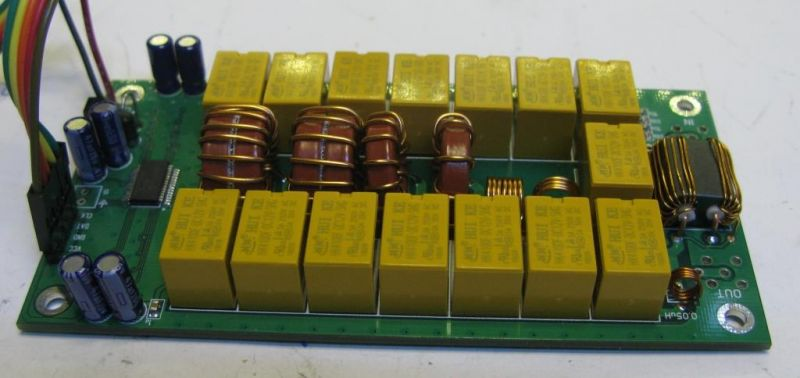 erickdahan's tweet photo. So I built one of those cheap $30 #N7DCC tuners (see pic). Put it in case. Found performance TERRIBLE. Always ran it off a 9v as it supports it and wanted to use portable. Added a barrel connector for 13.8V power supplies. Surprise: with sufficient power +grounding tunes well! https://t.co/FrM5WgaDAk