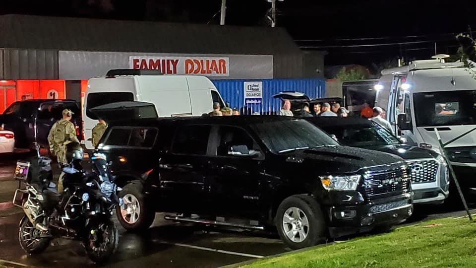 peskepeacock's tweet photo. Heavy police presence, dogs and drones in the air now at the McDonaldβs location at Quince and Perkins. @Ripple1026 states βWe have not been able to confirm evidence related to abduction has been found.β #ElizaFletcher https://t.co/B8IZEkh2DL