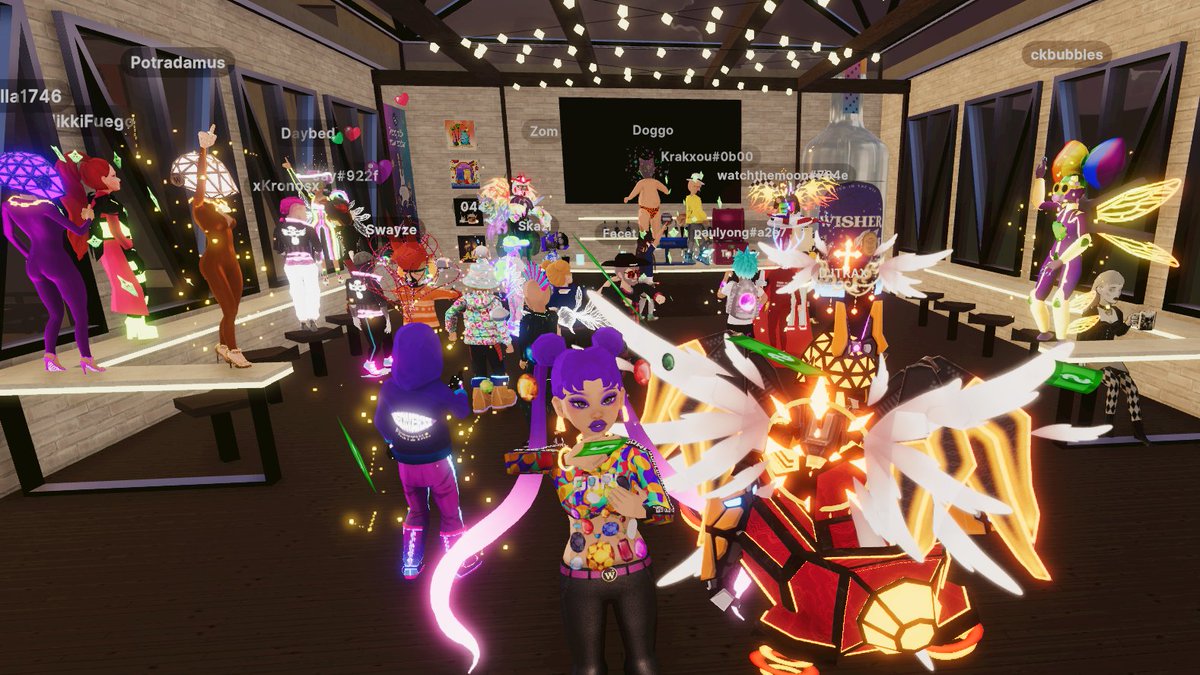 MAMATRAXdcl's tweet photo. We're still going ๐ @wishervodka @DJTRAXNFT @Vroomwayio @NikkiFuego92 #Vroomway #AlphaParty #Decentraland #Web3 @iamckbubbles @DroidMentality @roachkilla1 @Potradamus @fermion_dcl_eth @044_DCL @DaybedNFT @ZomDCL @twotoneDCL @ArmornaeICE @xkronosx_eth @PeanutbuttaDCL https://t.co/Vh02mdCHlo