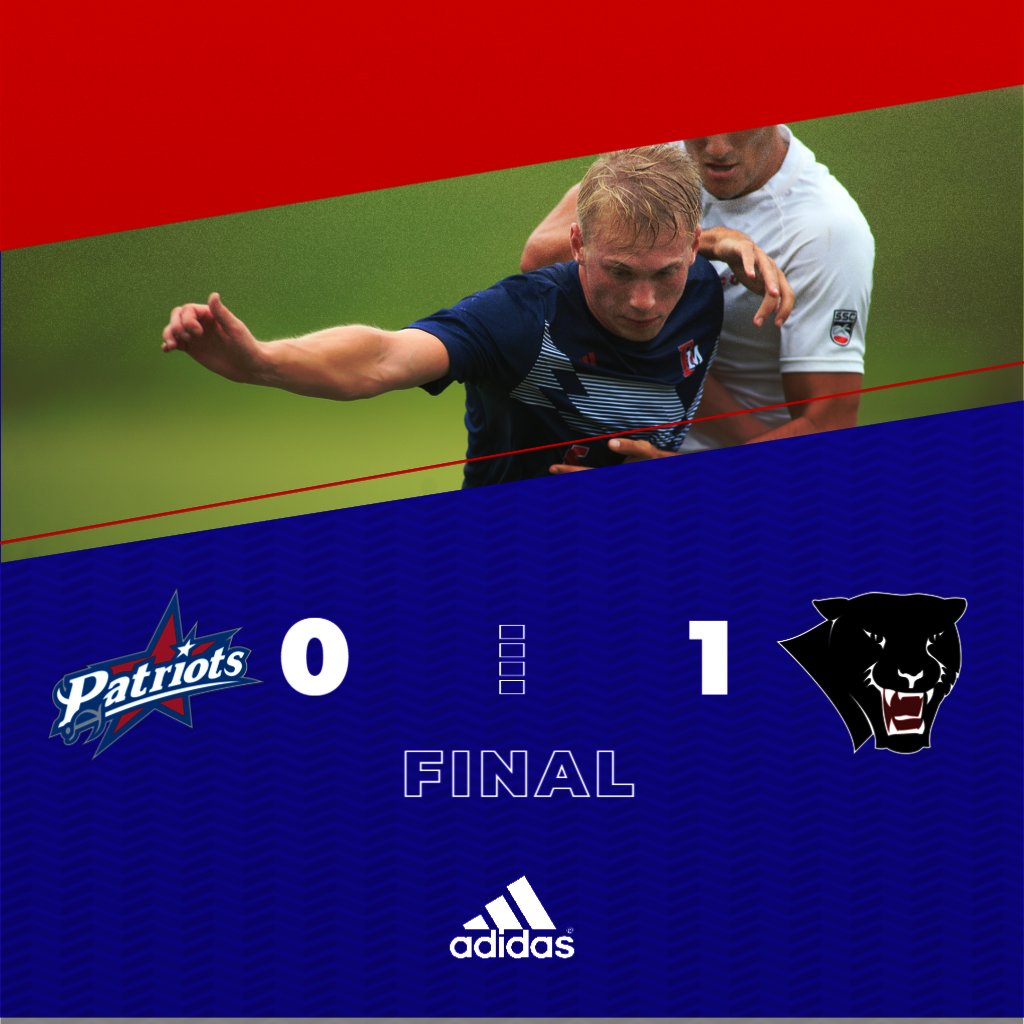 Final from Hartzler Field.

The Pats fall to Florida Tech after a hard-fought battle but it wasn't enough as the Panthers held on to a 1-0 lead. The Patriots will look to rebound Wednesday as they take a short trip to Hartsville to take on local rival Coker!

#GoPatsGo https://t.co/bhU4P3GVOZ
