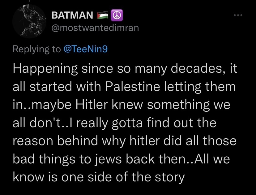 JusticeSolana's tweet photo. @NomuMaster @mostwantedimran @BlockchainKR @y00tsNFT @DeGodsNFT “Batman” @mostwantedimran is worried about @BlockchainKR y00ts twitter hype but sees no issues with saying stuff like this. Ngmi. https://t.co/SHClxhQV1q