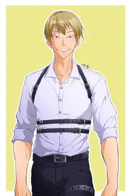 「1boy chest belt」 illustration images(Latest)