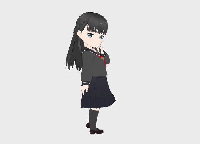 SDキャラverもあります#VRoid 