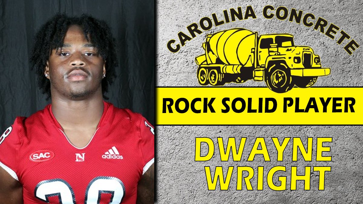 NewberrySports's tweet photo. The Rock Solid Player is Dwayne Wright! He had 12 carries for 133 yards and averaged 11.1 yards per rush! https://t.co/lRx7j4zKNe