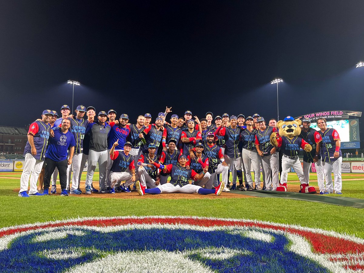 Pop the champagne! 🍾 Your SB Cubs are ready for the playoffs 😎 #sbcubs
