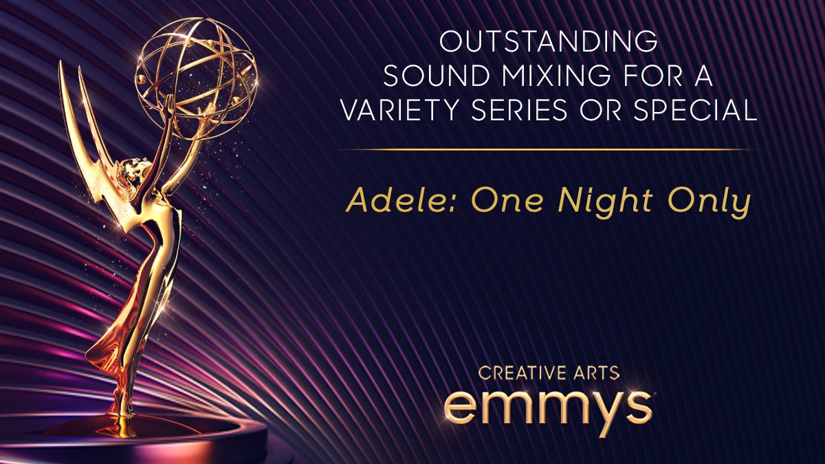 Ayna_Adelevibes's tweet photo. Another one thank u! 
(Outstanding sound mixing for a variety series or special)
#emmys2022 #emmys https://t.co/0u48JiahSk