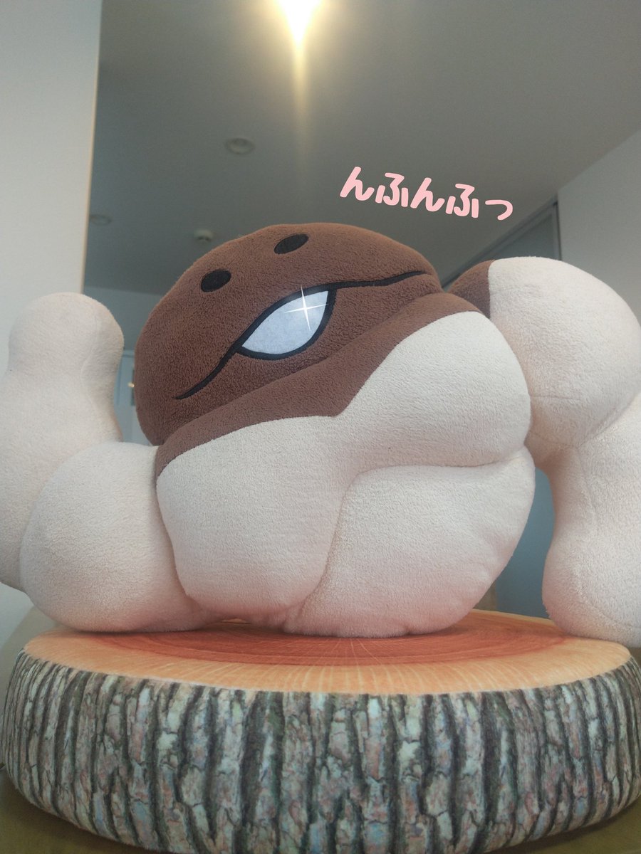 俺の切り株、いいダロ❓️