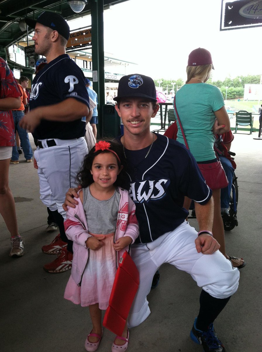 realACSlater's tweet photo. @Coach_Carver this showed up in my memories. 10 years ago today I took my daughter to her first baseball game and you were a big part of it. Thanks so much for the great memory! https://t.co/zuBUXginjP