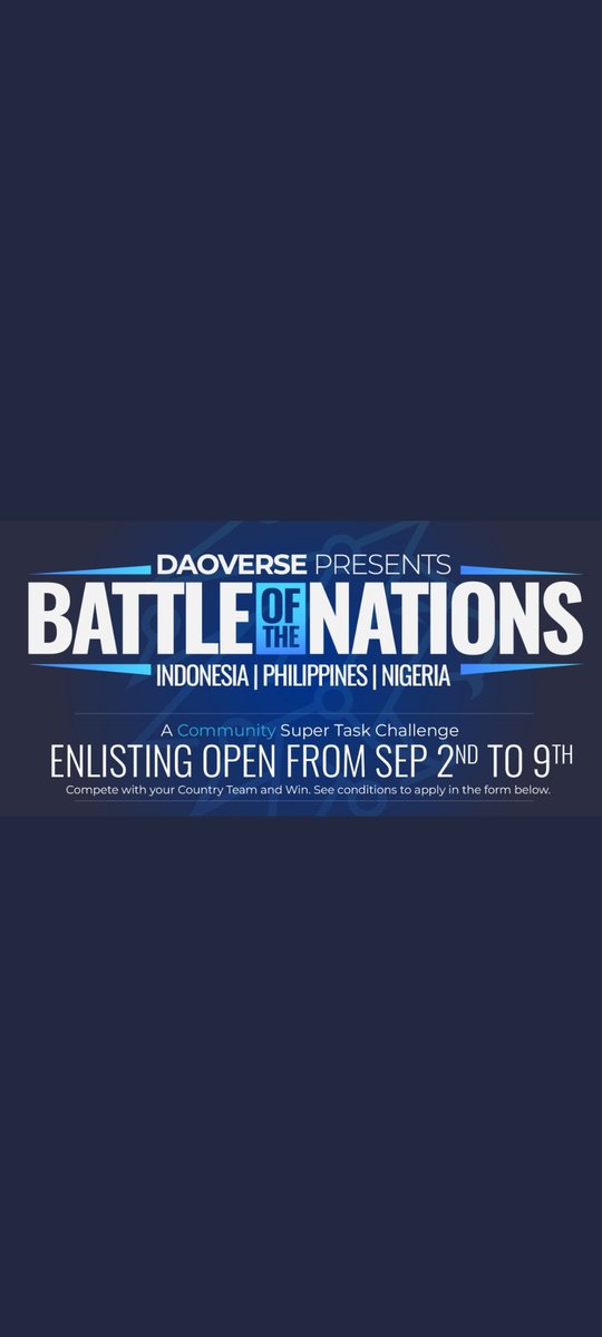 lucy_chrollo's tweet photo. Hey! @TheDAOLabs have a huge/amazing event! The Battle of the Nations. There is a chance that you can win a huge amount of SM points! Show some love and support!

https://t.co/YO6Cc0DVmm

#ILO
#DAOVERSE
#SocialMining 
$LABOR https://t.co/7aL1at2fTA