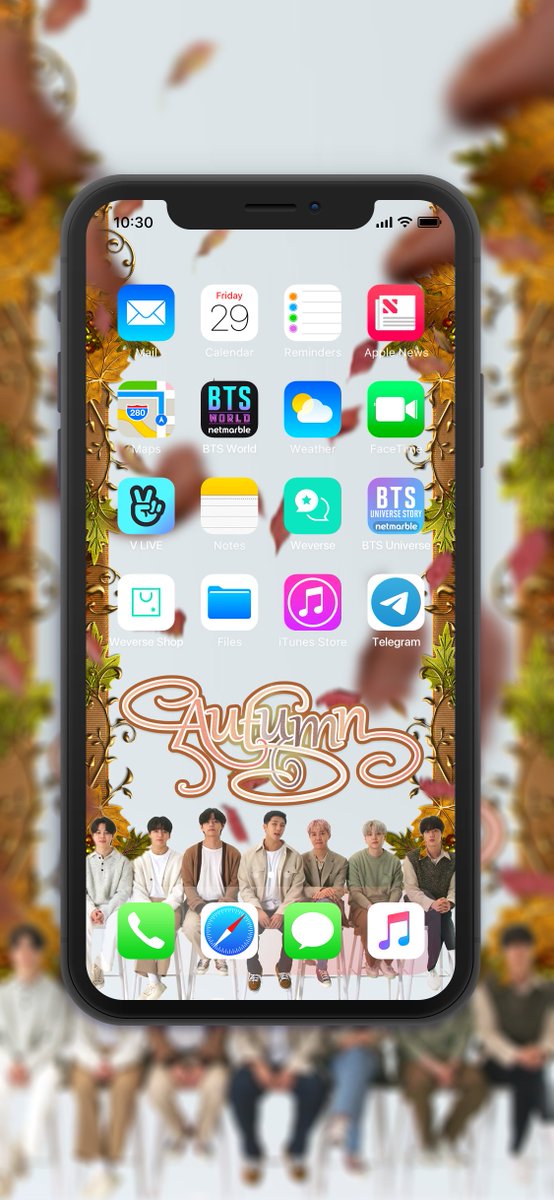 My_Taegi_Heart's tweet photo. I am all about Fall atm. #btswallpaper #btslockscreen #btshomescreen #autumnwallpaper #fallwallpaper https://t.co/J2fmvKm1Mq