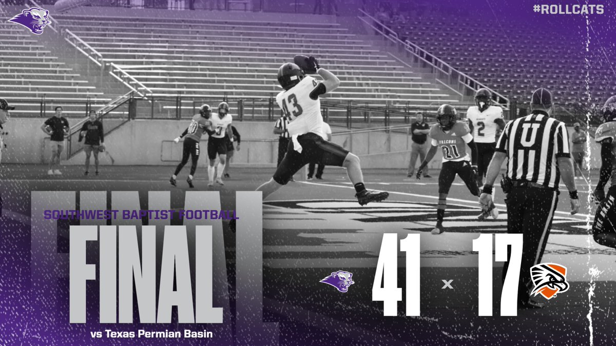 SBU Bearcats Athletics (@sbubearcats) on Twitter photo BEARCATS WIN!! Great way to start off the season 1-0!!
<a href="/SBU_Football/">SBU Football</a> <a href="/SBUniv/">SWBaptist University</a> #RollCats BEARCATS WIN!! Great way to start off the season 1-0!!
<a href="/SBU_Football/">SBU Football</a> <a href="/SBUniv/">SWBaptist University</a> #RollCats