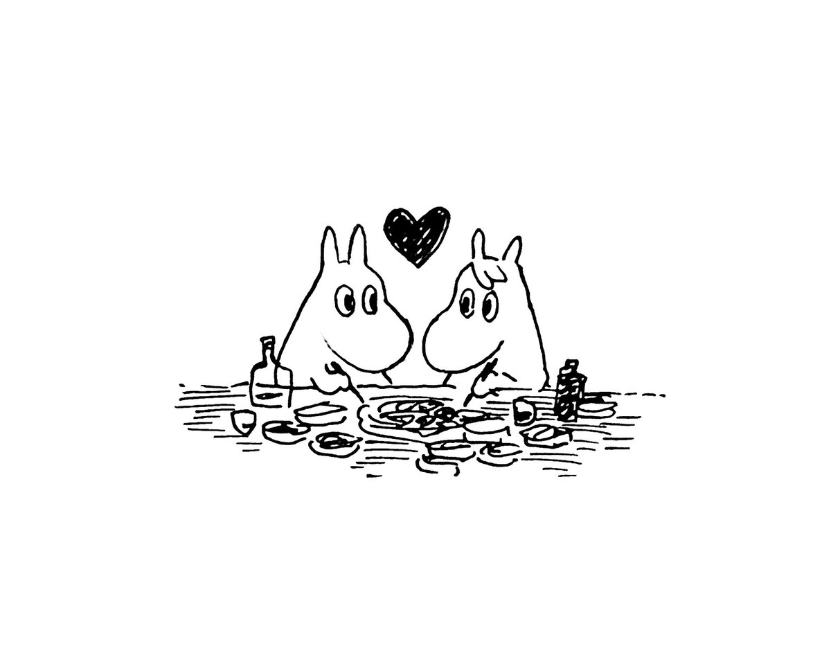 Moomin having korean bbq 💜