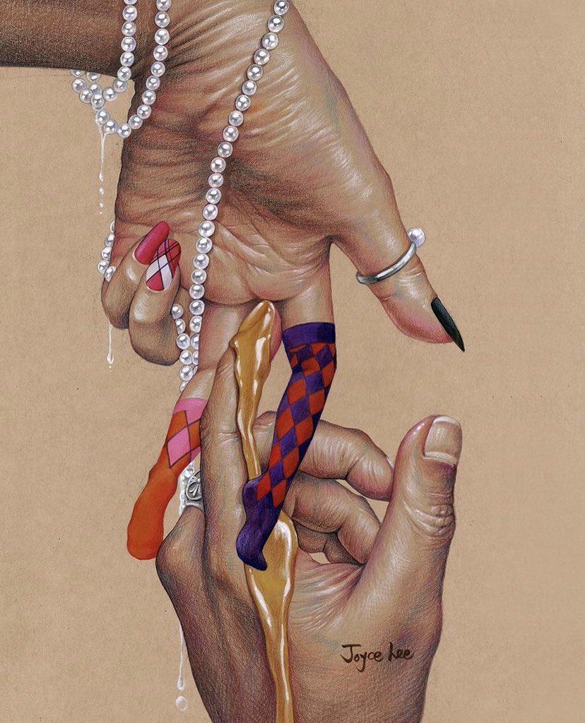 martinezdlll's tweet photo. “Contact”, paintings serie by Joyce Lee. https://t.co/t4YK4XNPGq