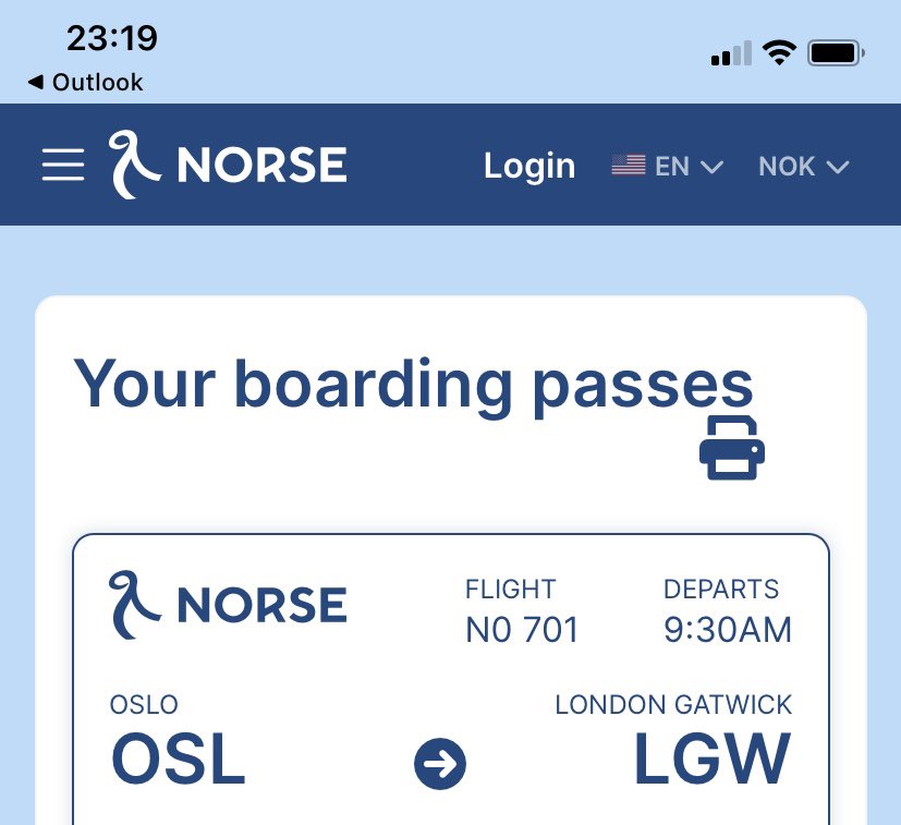 BBoiling's tweet image. Flying with this awesome @flynorse  team from @Oslolufthavn to @Gatwick_Airport and heading straight to watch @BHAFC