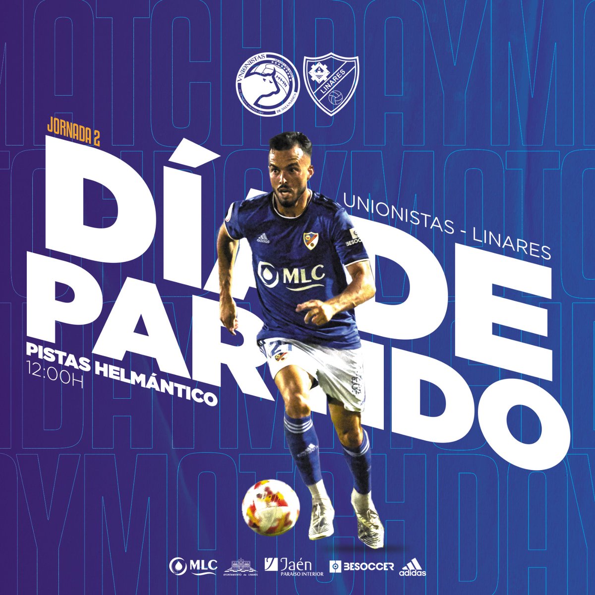 Linares_Dptvo's tweet image. 🅜🅐🅣🅒🅗🅓🅐🅨 

Septiembre se lleva mejor con el Linares jugando en #PrimeraFederación.🙌🏻🔵

A las 12h nos enfrentamos a @UnionistasCF.⚽

¡A por la primera victoria lejos de Linarejos!💪🏻🟦

📺 insports.tv/1rfef

#UnionistasLinares #ElLinaresEresTÚ 💙