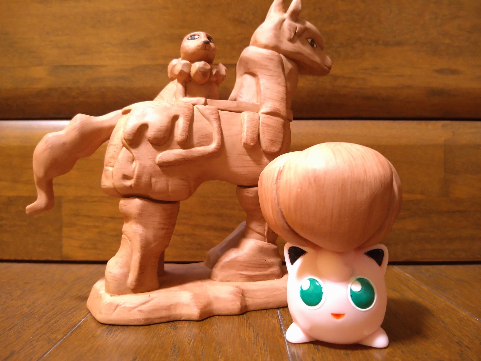 爆買い！ 新品/未開封]木彫りの像バドレックス フィギュア ポケモン アニメ+ゲーム