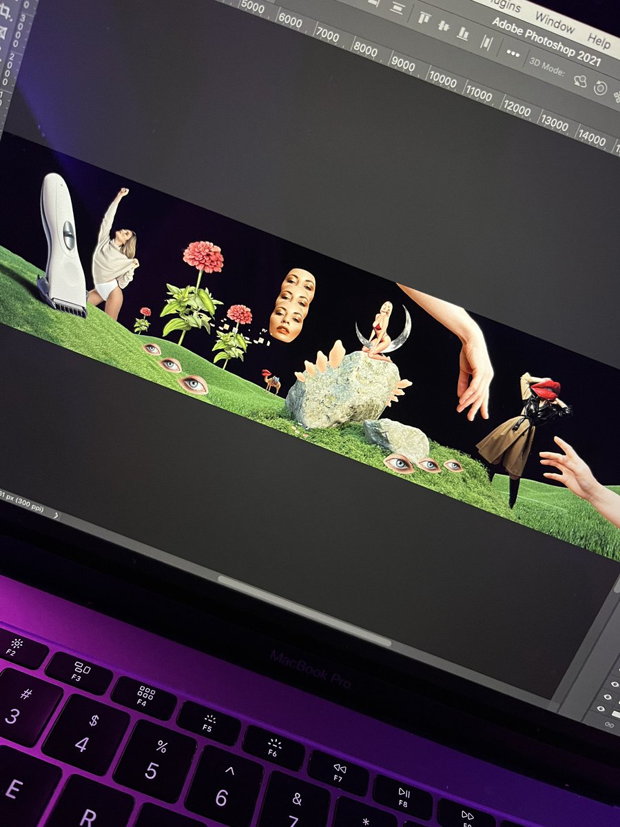 171x42cm in the making #wip