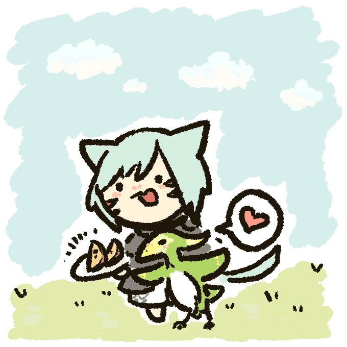 めかぶの餌やり #光の駒日記 