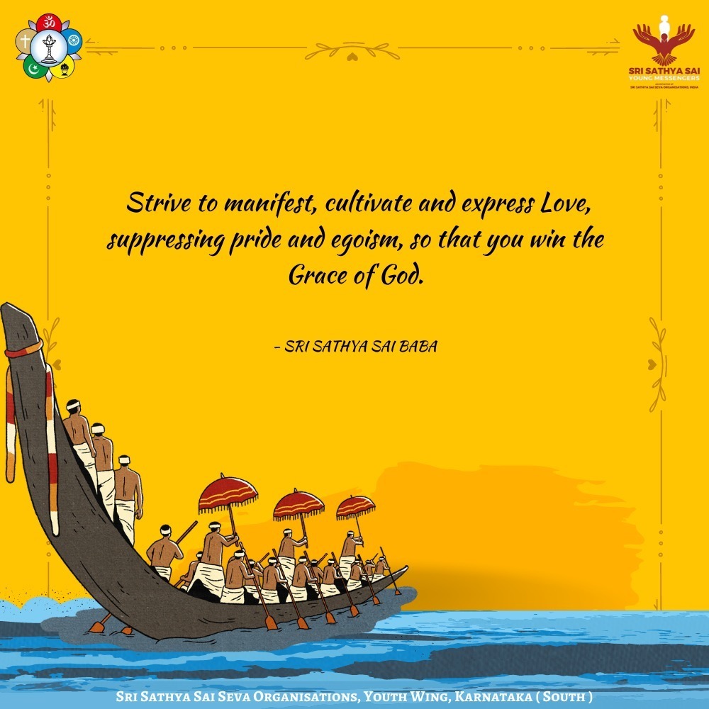 ssssokarnataka's tweet photo. #SriSathyaSai #ssssoIndia #ssssoka #sssym #youth #Love #OnamWeek https://t.co/i7rPNhsKPL
