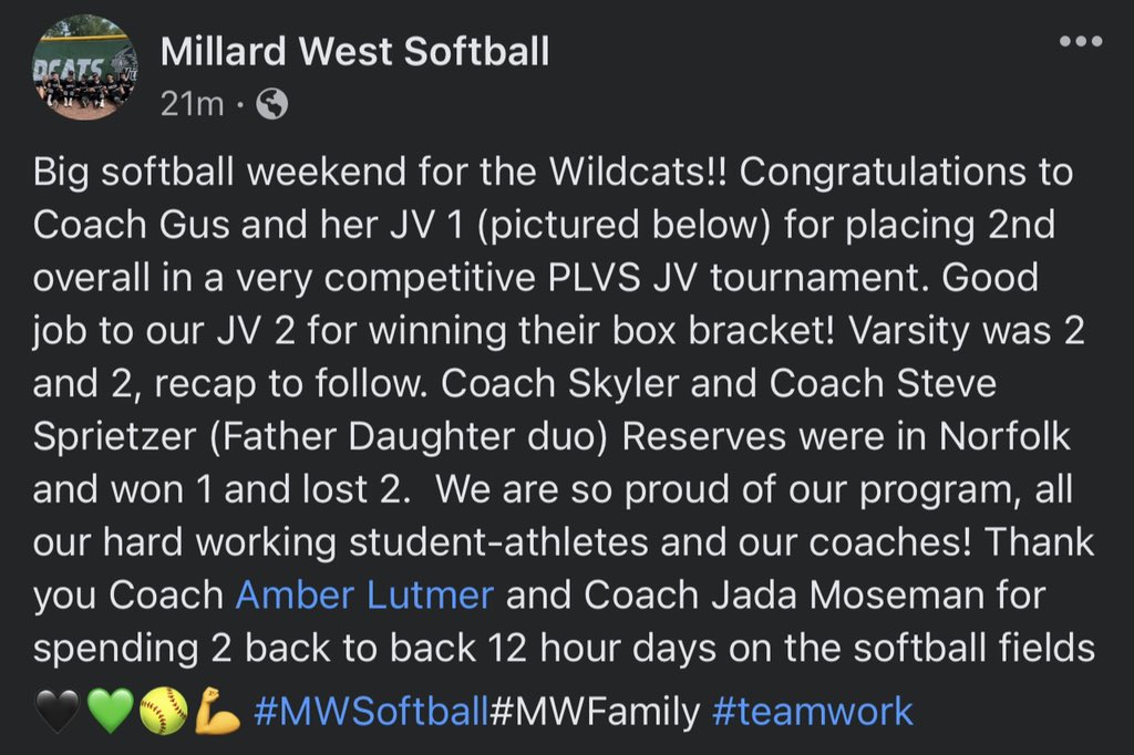 MW softball tweet media
