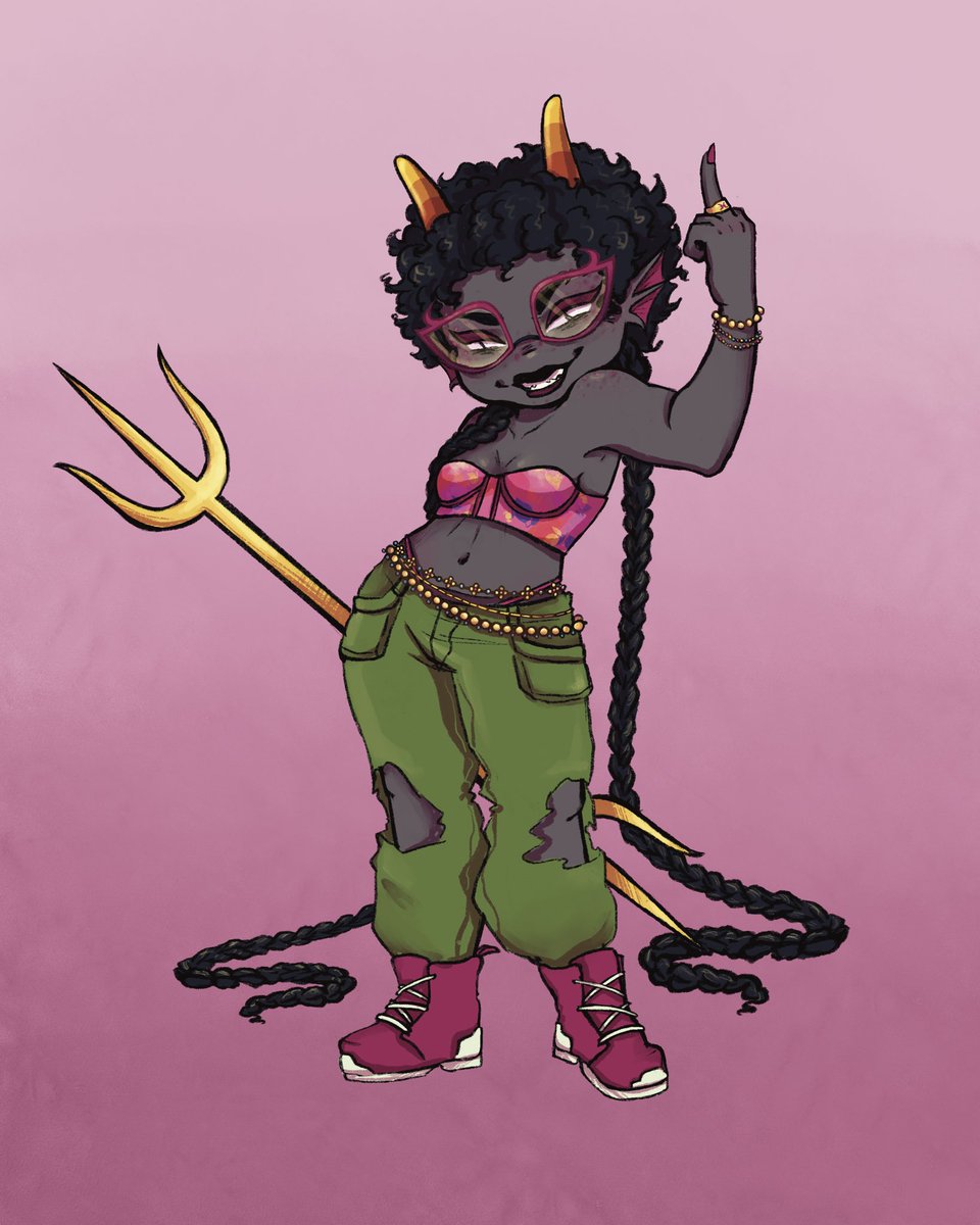 spilt_pinkmilk's tweet photo. Posting this Roxy and Meenah I did a-little while back again cause I still love em so much and they didn’t get much attention last time #homestuck #roxylalonde #meenah https://t.co/xnNiKcXyU1
