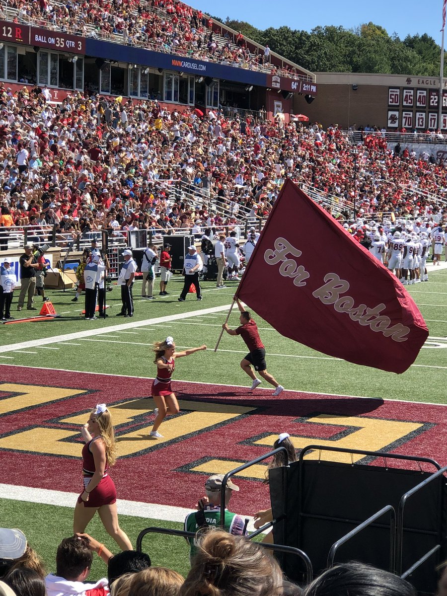 Tough opening day loss but still a fun atmosphere at Boston College. This one is on the Head Coach. He has to do better. #WEAREBC #ForBoston🦅 #collegegameday #CollegeFootball #BCVSRutgers #AlumniStadium #BCEagles