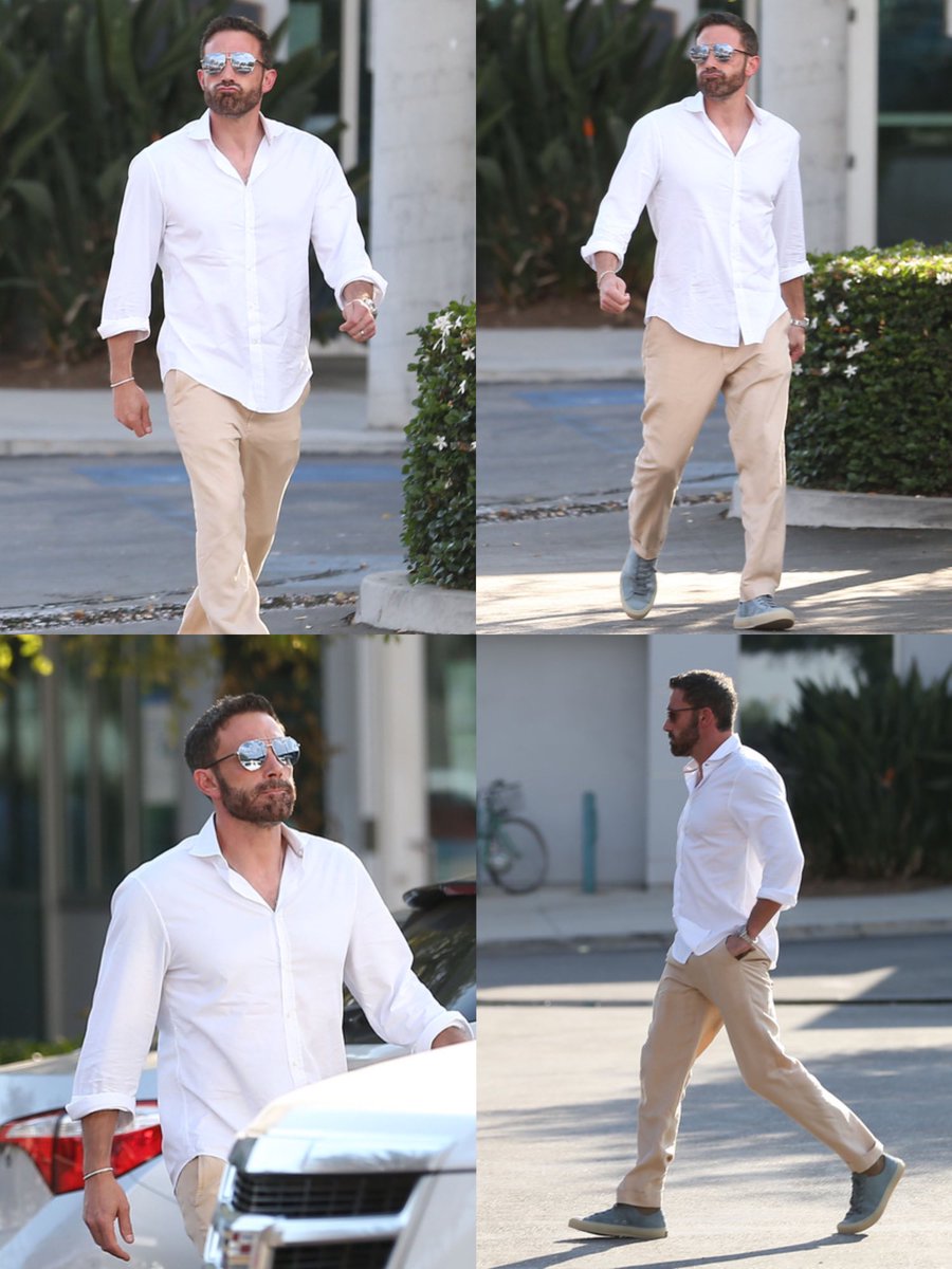 Ben Affleck looks handsome in LA today.