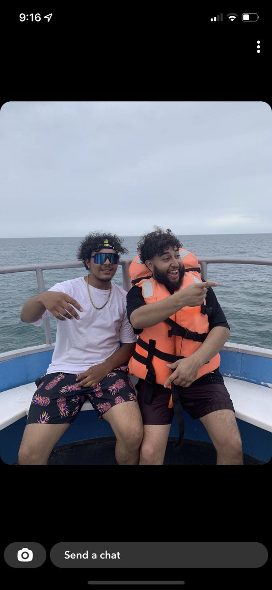 Basically_David's tweet image. thank you for letting me drive your boat @EricH824