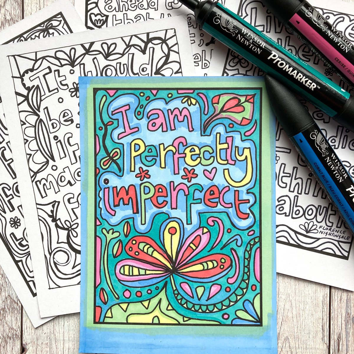 buck_lj's tweet photo. Colouring Postcards Set, Positive Quote Postcards, Positivity Cards, Set of 5, White or Kraft Card. https://t.co/LzH2DtVsne #Slumbermonkey #Etsy #PositiveQuotes https://t.co/dQrubdI8LX