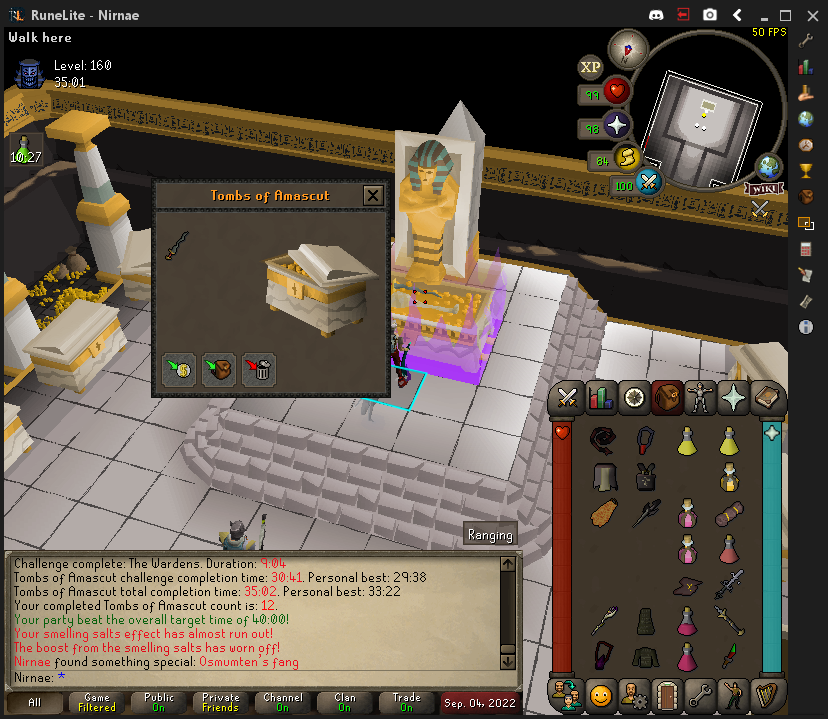NirnaeOSRS's tweet photo. Let's fucking gooo! 🥰🥳

#OSRS #OldSchoolRunescape #ToA https://t.co/A5b7lM7oPa