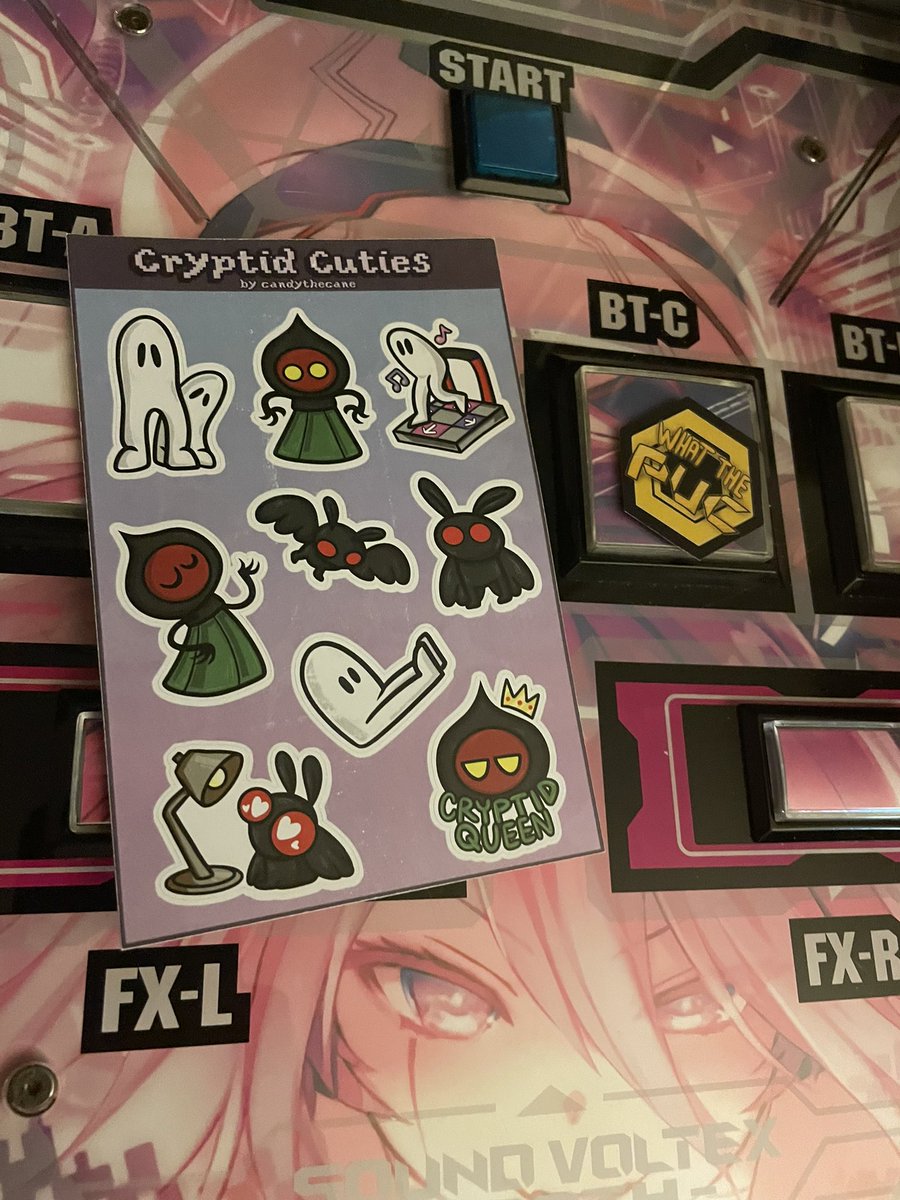 What the PUC!! These stickers from <a href="/candythecane/">@candythecane.bsky.social</a> are amazing ahhhhhh thanks again!!!!